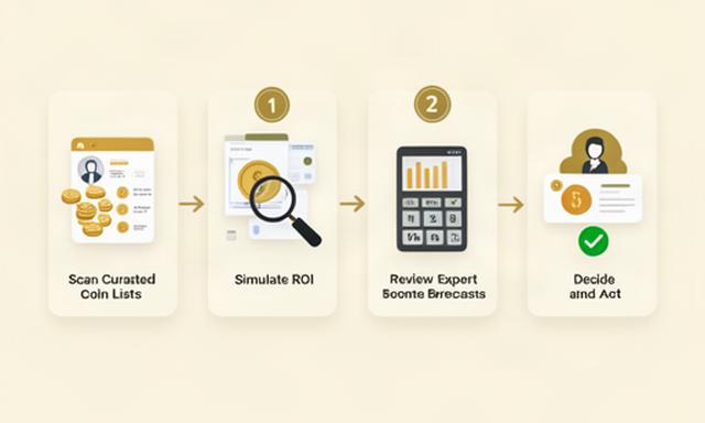 Beginner-friendly crypto onboarding guide with step-by-step instructions and simple visual explanations of market research tools